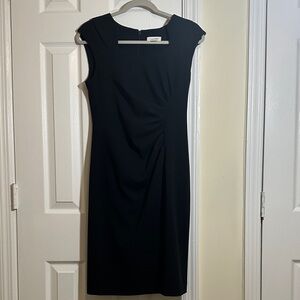 Calvin Klein Elegant Black Midi Dress